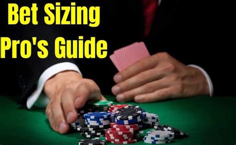 poker betting sizes